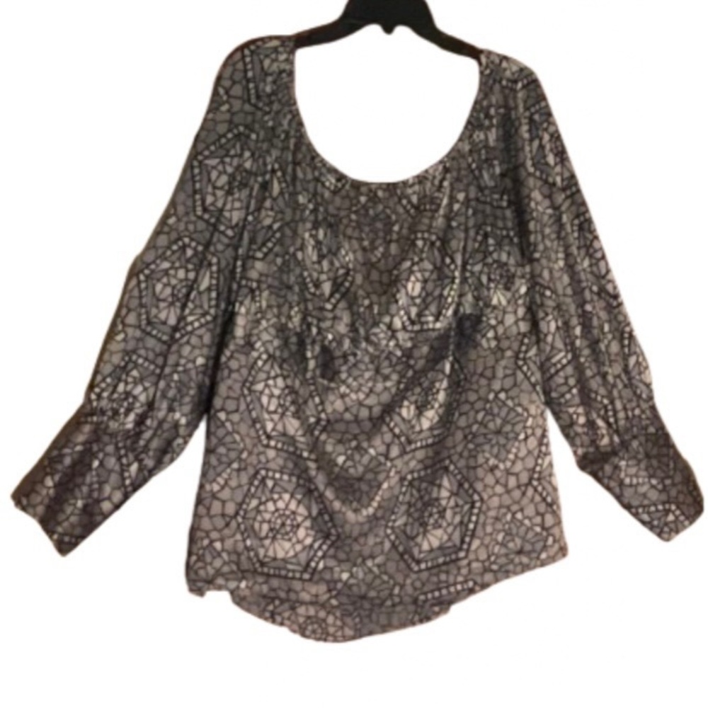3xl Lane Bryant 22/24 grey/silver mettallic shimmer